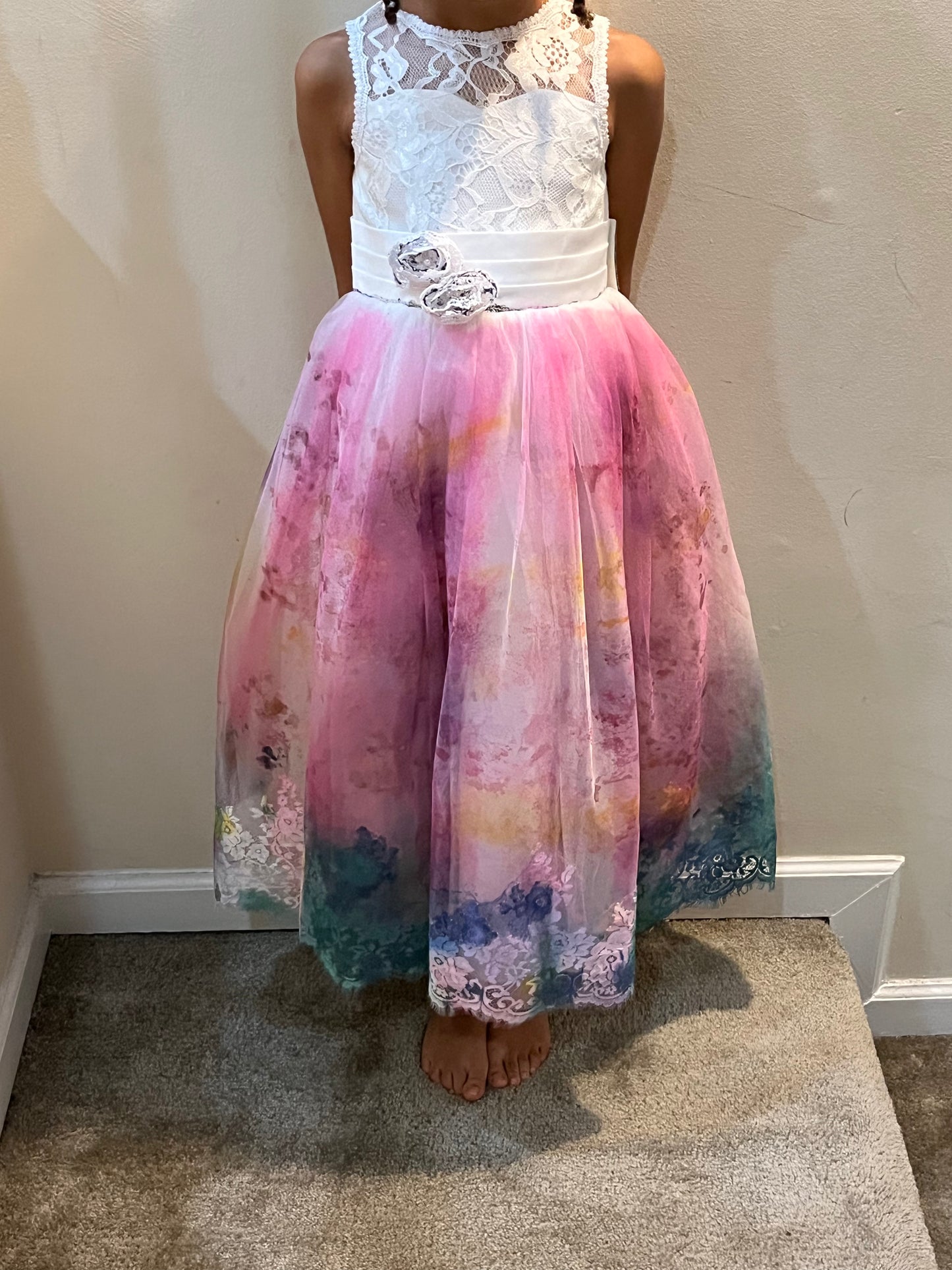 Formal Abstract dress for girls